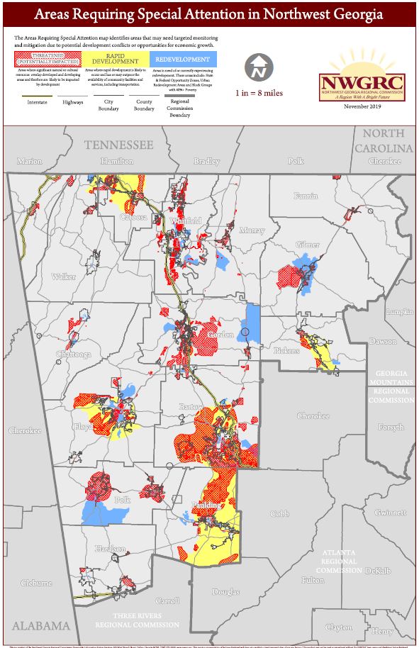 Areas Requiring Special Attention In NW Georgia 